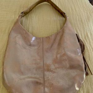 Hobo international gold shoulder bag